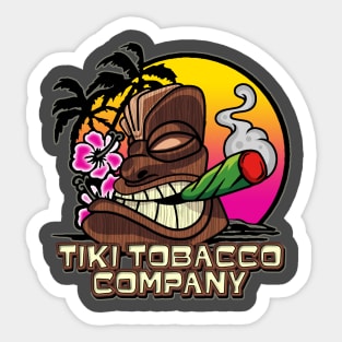 TikI Tobacco Company Sticker